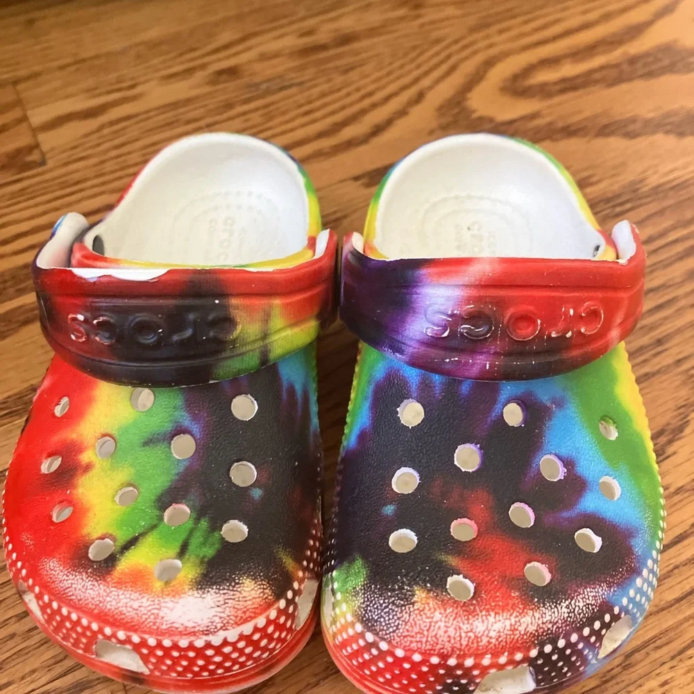 Multi-Color Graphic Crocs - Picture 3 of 5